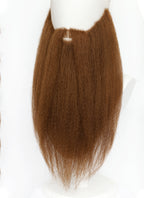 Viking / LARP Handmade HD Lace Realistic Brown Beard and Moustache Facial Hair Set MB048A