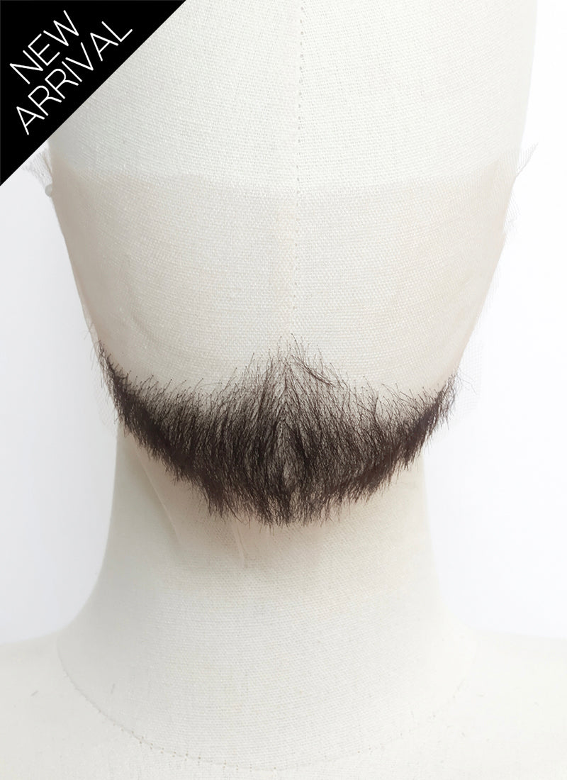 Epic: The Musical Polites Handmade HD Lace Realistic Brown Goatee and Moustache Facial Hair Set MB056