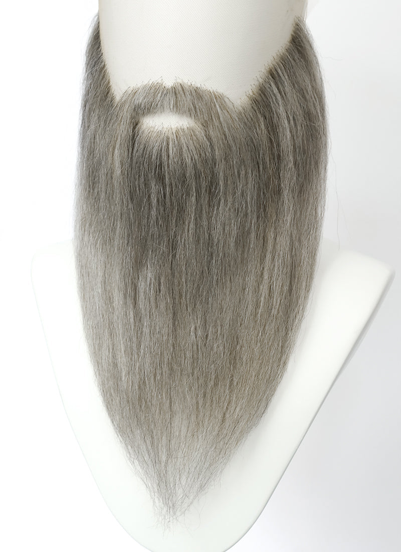 The Lord of the Rings Gandalf Handmade HD Lace Realistic Mixed Grey Beard and Moustache Facial Hair Set MB063