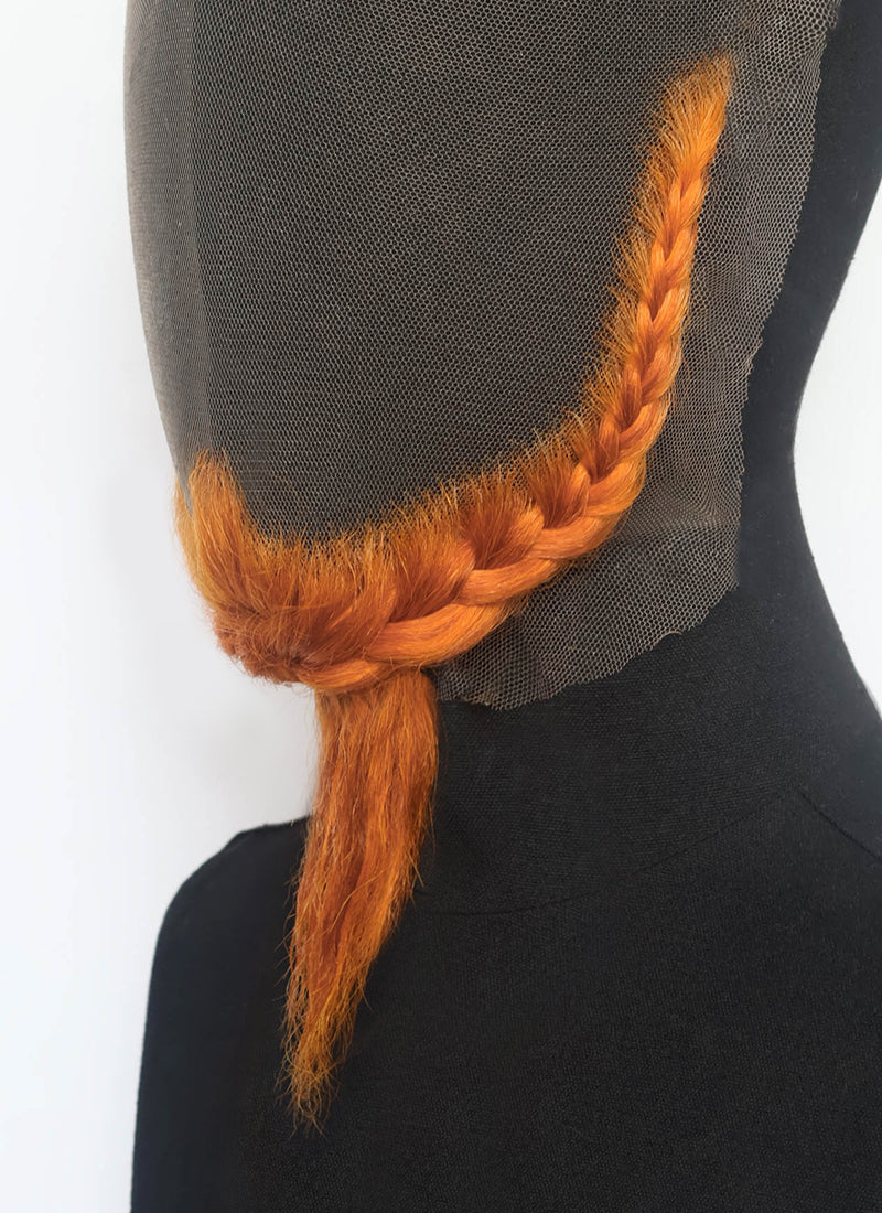 Critical Role Murray Mag'Nesson Braided Viking Goatee Handmade HD Lace Realistic Ginger Beard and Moustache Facial Hair Set MB067