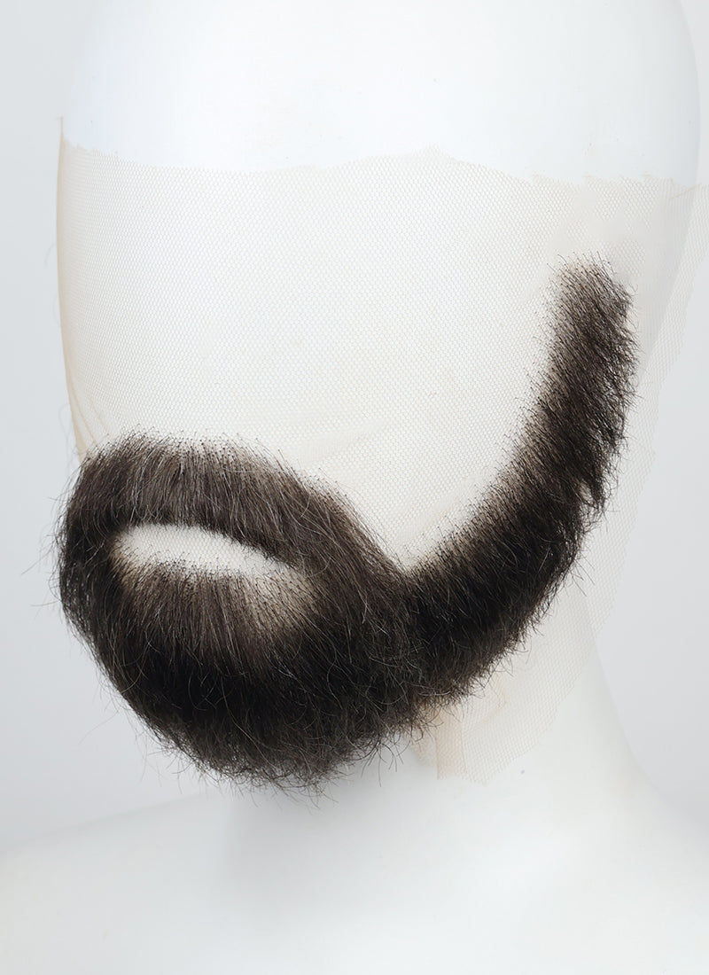 The Boys Billy Butcher Handmade HD Lace Realistic Natural Black Circle Beard and Moustache Facial Hair Set MB068