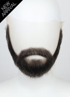 The Boys Billy Butcher Handmade HD Lace Realistic Natural Black Circle Beard and Moustache Facial Hair Set MB068