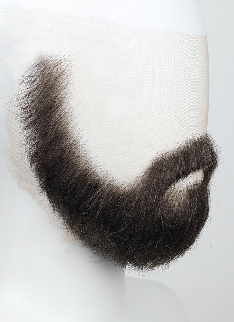 The Boys Billy Butcher Handmade HD Lace Realistic Natural Black Circle Beard and Moustache Facial Hair Set MB068