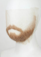 Handmade HD Lace Realistic Light Brown Full Beard and Moustache Facial Hair Set MB070