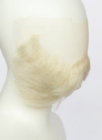 Handmade HD Lace Realistic Platinum Blonde With Brown Beard and Moustache Facial Hair Set MB075