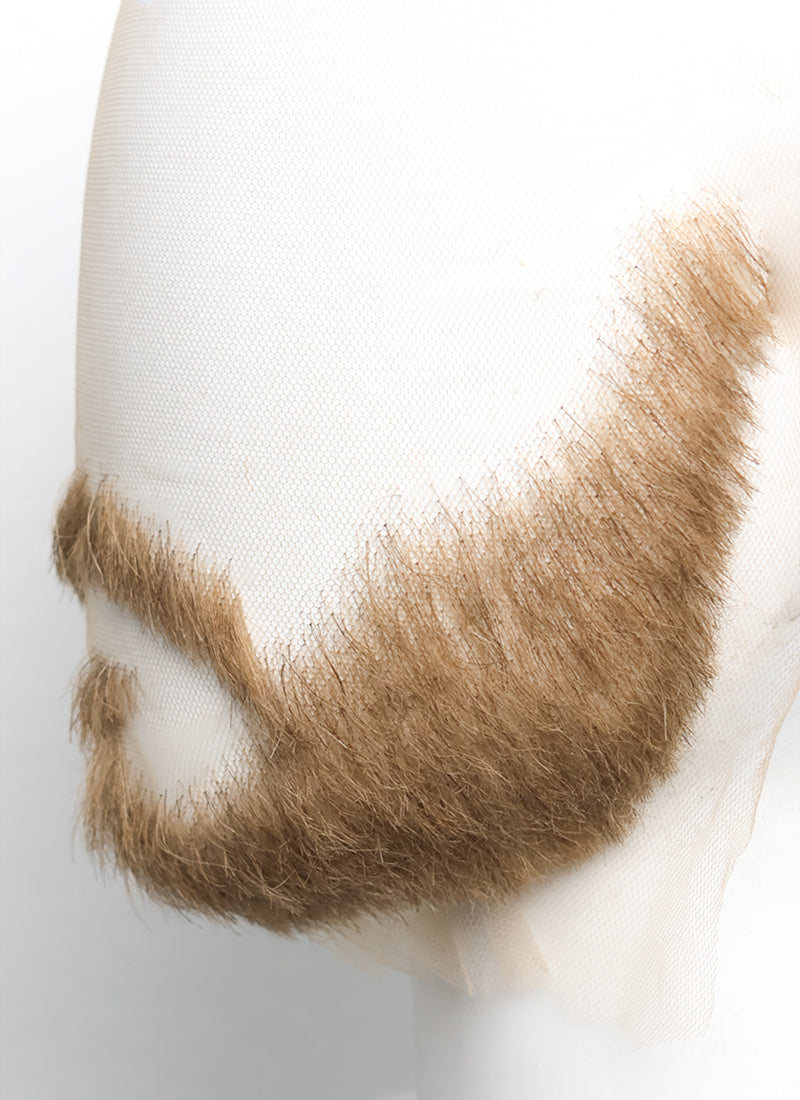 Assassin's Creed Black Flag Resynced Edward Kenway Handmade HD Lace Realistic Medium Blonde Beard and Moustache Facial Hair Set MB077