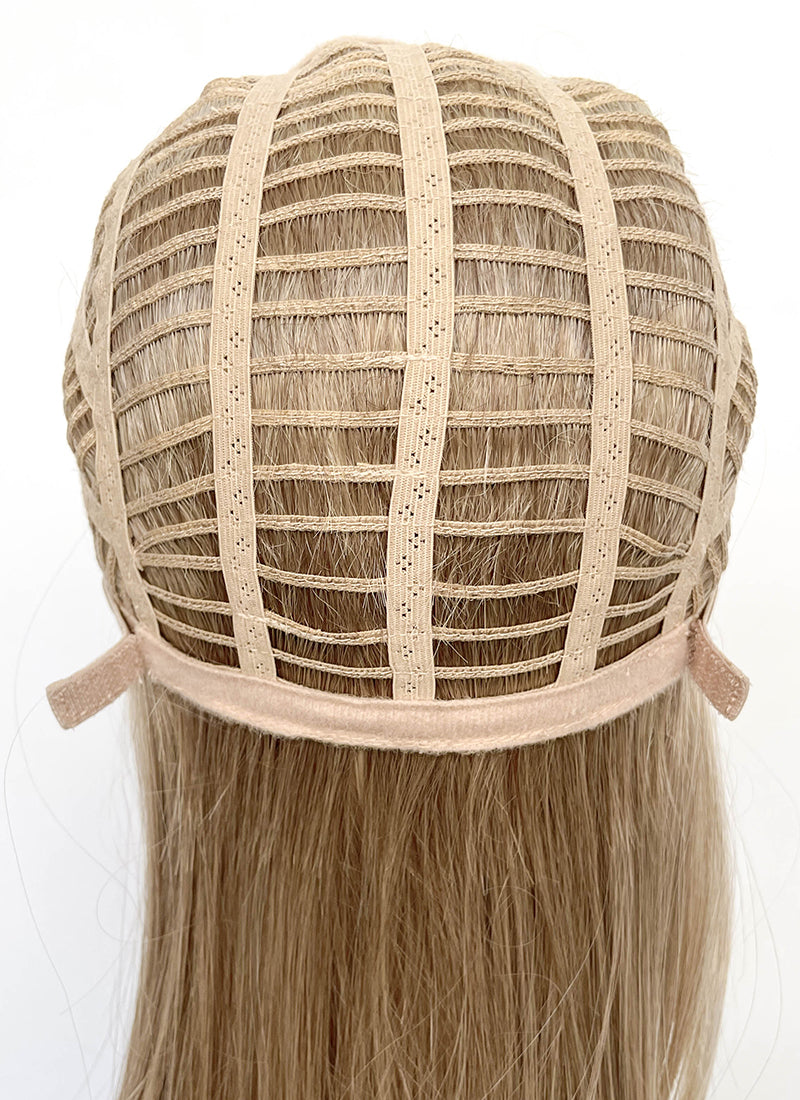 Mixed Blonde Straight Mono Top Bob Lace Wig MN006