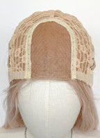 Pale Pink Wavy Synthetic Wig NL082
