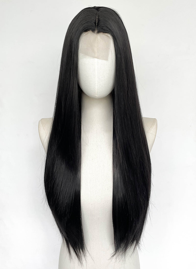 Black Straight Synthetic Hair Wig NLCS025