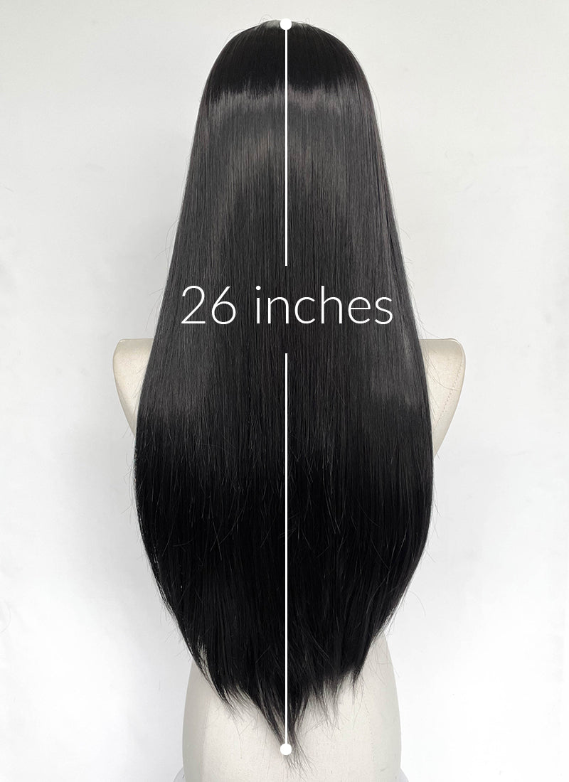 Black Straight Synthetic Hair Wig NLCS025