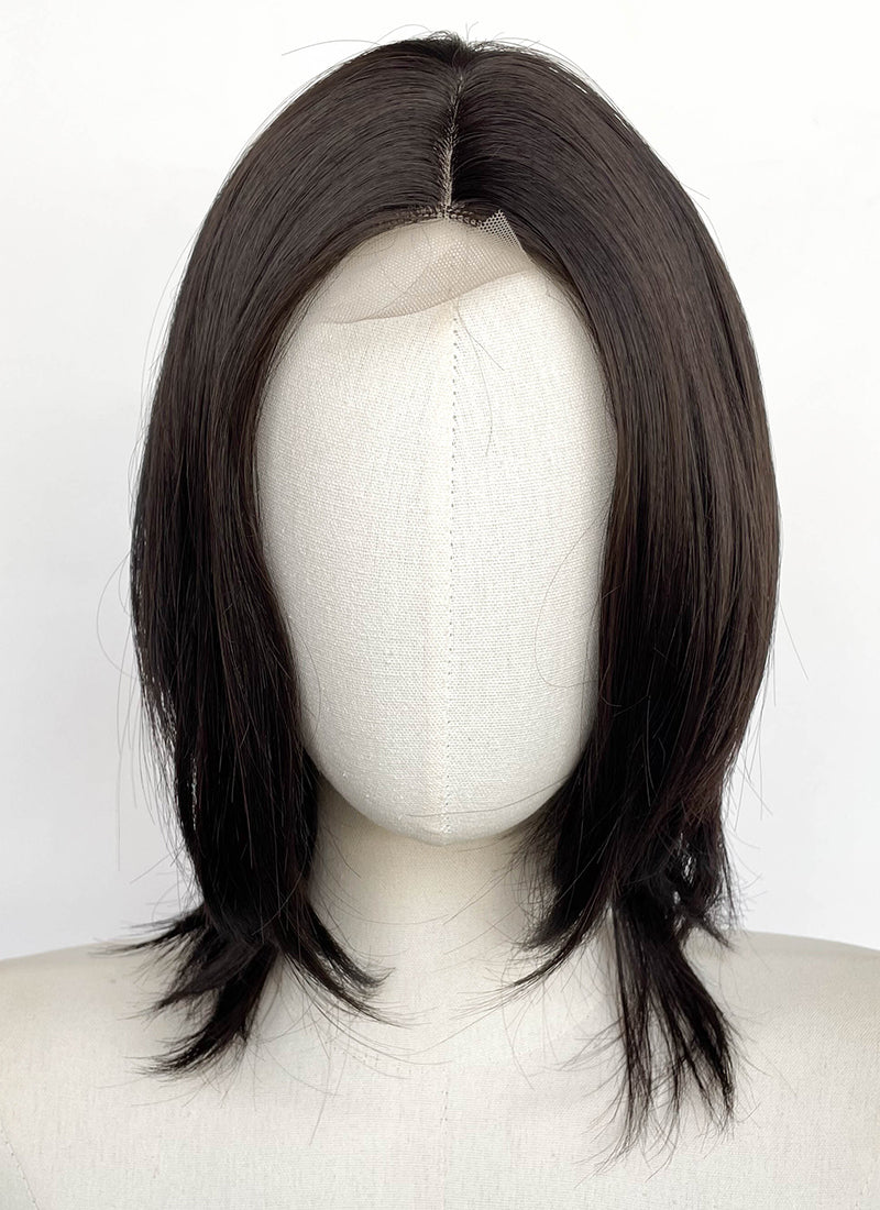 Black Straight Synthetic Hair Wig NLCS027