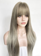Blonde Ombre Straight Synthetic Hair Wig NS612