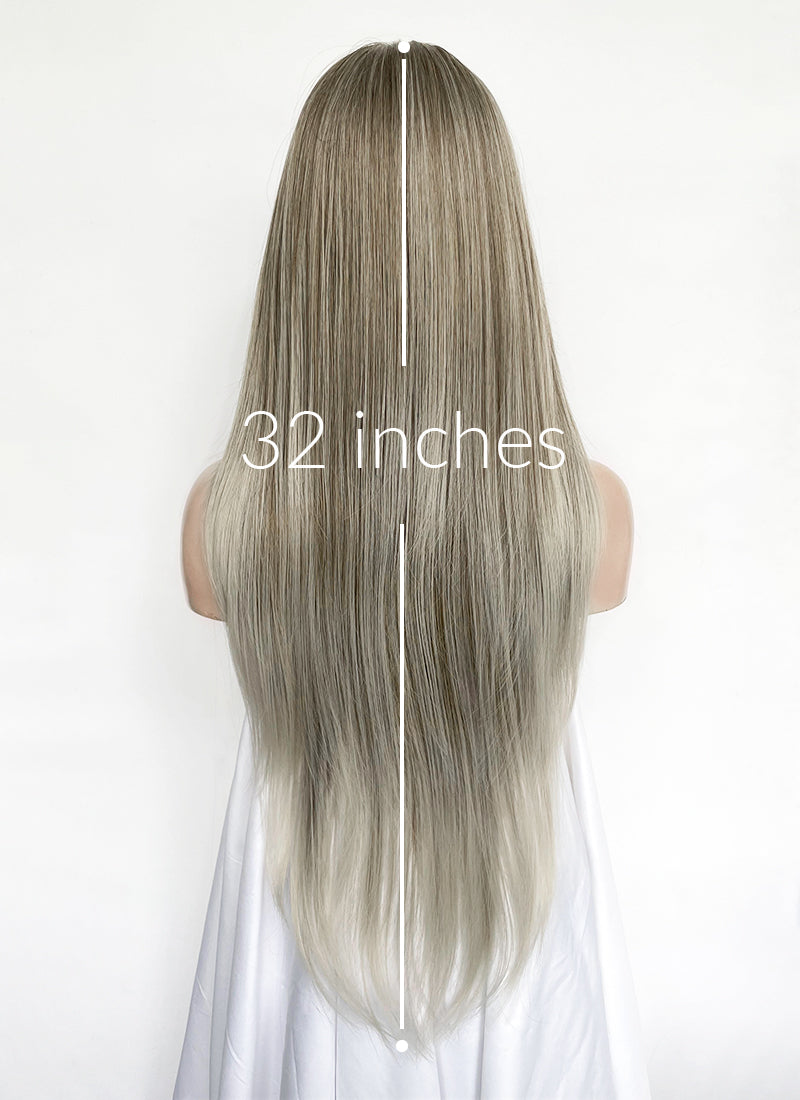 Blonde Ombre Straight Synthetic Hair Wig NS612
