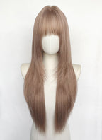 Pinkish Blonde Straight Synthetic Hair Wig NS618