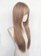 Pinkish Blonde Straight Synthetic Hair Wig NS618