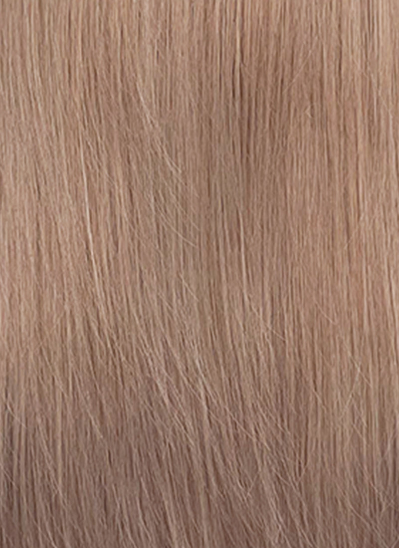 Pinkish Blonde Straight Synthetic Hair Wig NS618