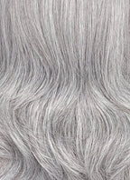 Silver Grey Wavy Synthetic Hair Wig NS619