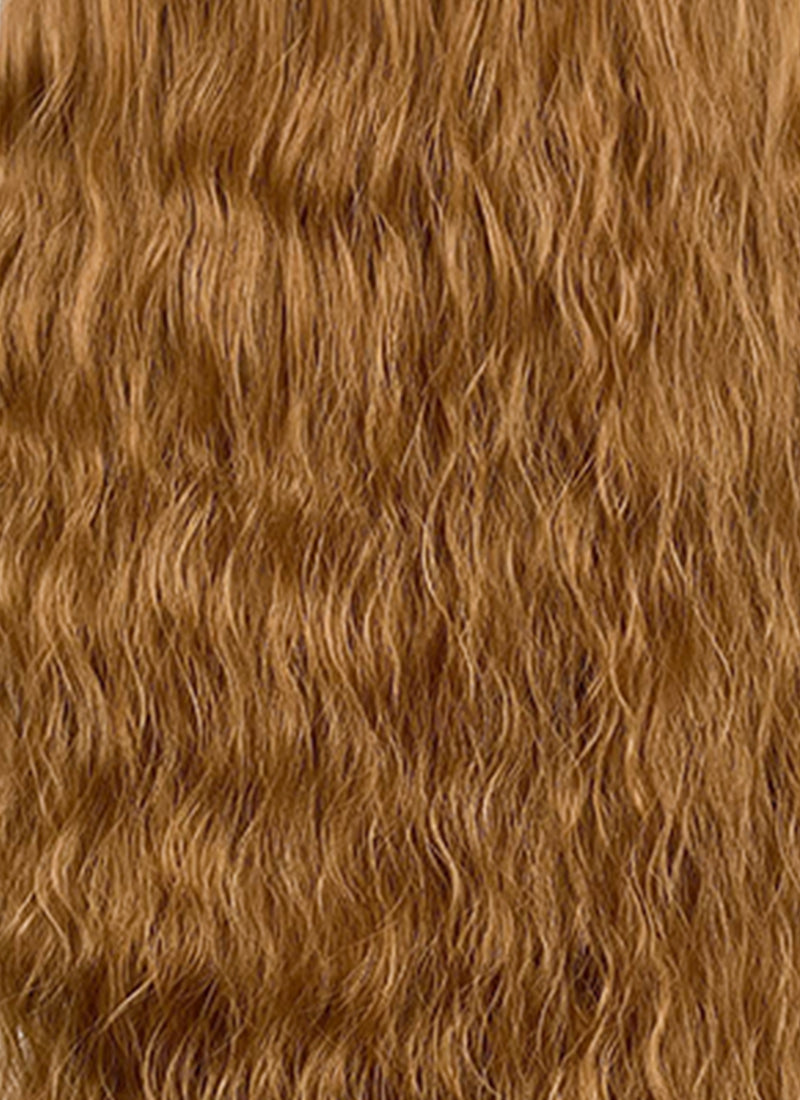 Golden Blonde Curly Synthetic Hair Wig NS622