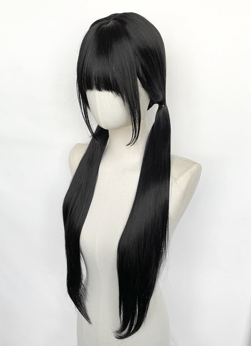 Black Straight Synthetic Hair Wig NS623