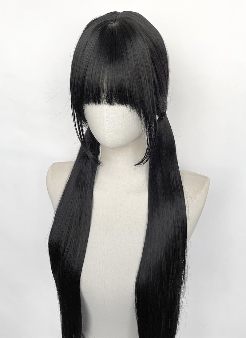 Black Straight Synthetic Hair Wig NS623