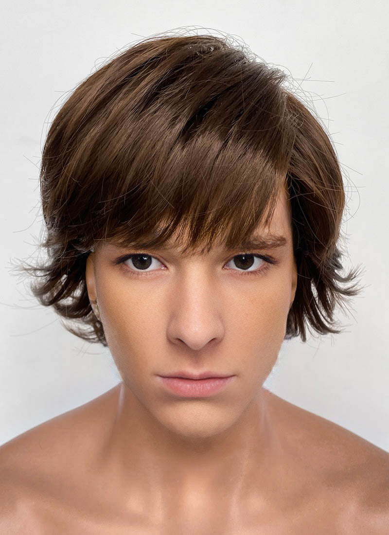 How to Train Your Dragon Hiccup Horrendous Haddock III Brunette Straight Synthetic Hair Wig TB1757