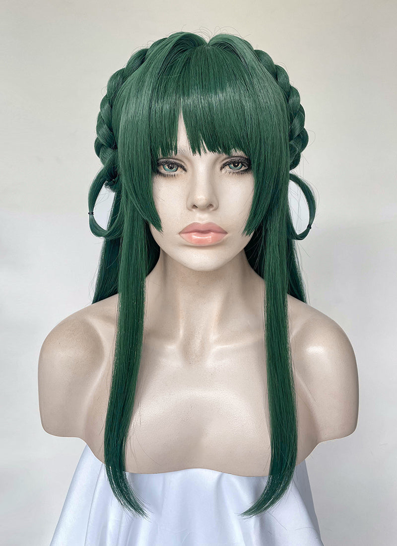 The Apothecary Diaries Maomao Green Braided Synthetic Hair Wig TB1760