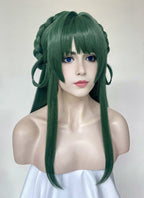 The Apothecary Diaries Maomao Green Braided Synthetic Hair Wig TB1760