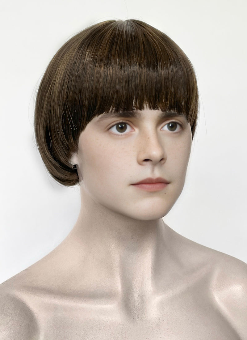 Stranger Things Will Byers Brunette Straight Synthetic Wig TB1770A