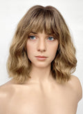 Stranger Things Robin Buckley Blonde With Dark Roots Wavy Synthetic Wig TB1773A