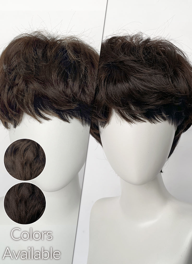 Stranger Things Will Byers Brunette Wavy Synthetic Wig TB1774A