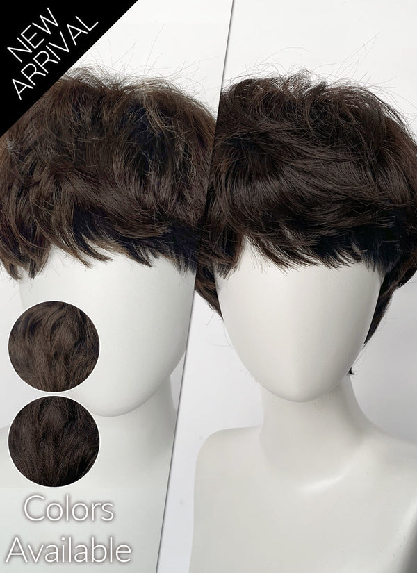 Stranger Things Will Byers Brunette Wavy Synthetic Wig TB1774A