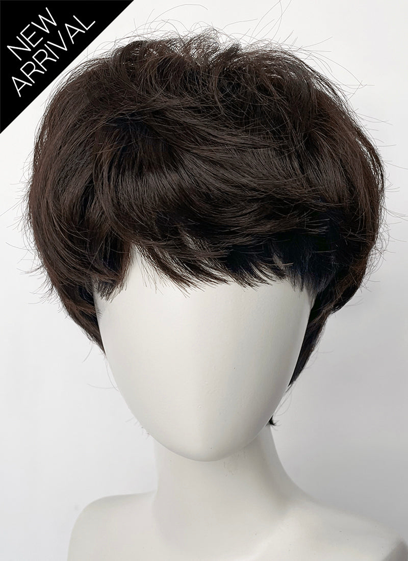 Stranger Things Will Byers Brunette Wavy Synthetic Wig TB1774A