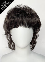 Brunette Shaggy Wavy Synthetic Hair Wig TB1775A