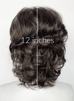 Brunette Shaggy Wavy Synthetic Hair Wig TB1775A