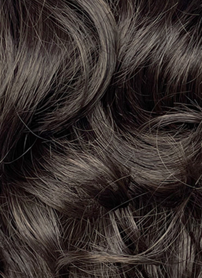 Brunette Shaggy Wavy Synthetic Hair Wig TB1775A