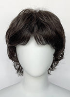 Brunette Shaggy Wavy Synthetic Hair Wig TB1776A