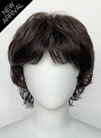 Brunette Shaggy Wavy Synthetic Hair Wig TB1776A
