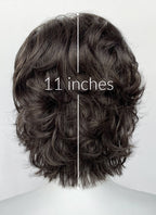 Brunette Shaggy Wavy Synthetic Hair Wig TB1776A