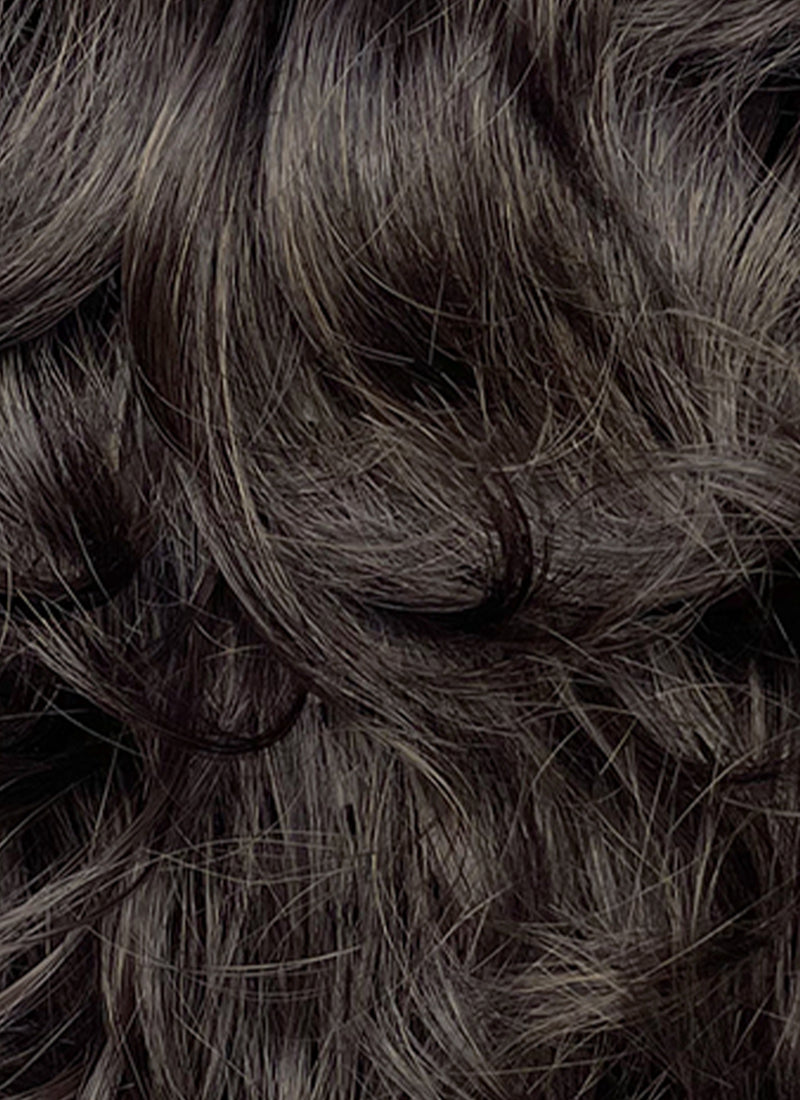 Brunette Shaggy Wavy Synthetic Hair Wig TB1776A