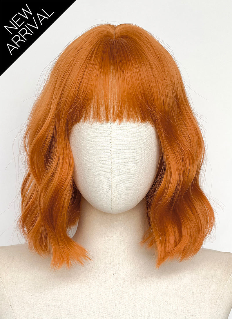 One Piece Nami Orange Wavy Synthetic Hair Wig TB1780A