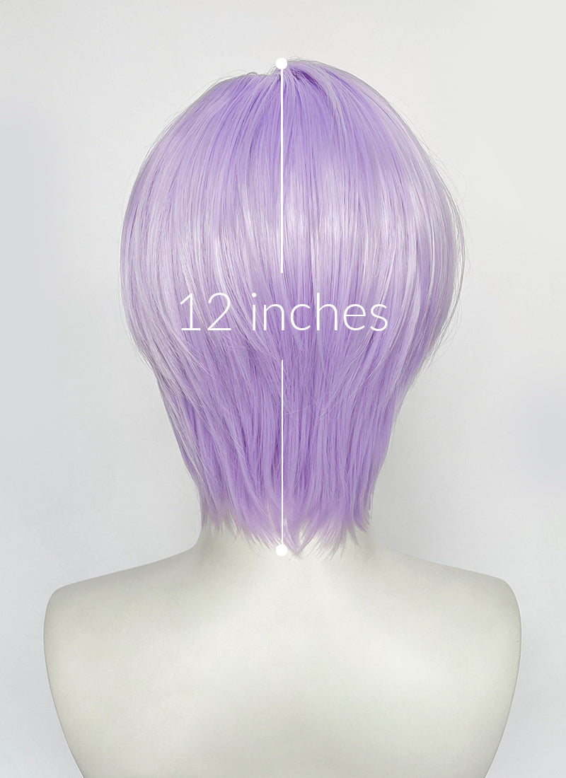Darkstalkers Lilith Aensland Pastel Purple Straight Synthetic Hair Wig TB1781A