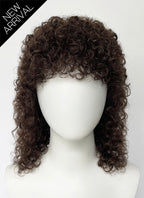Stranger Things Dustin Henderson Brunette Curly Lace Front Synthetic Wig TBH1772