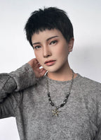 Natural Black Straight Natural Hair Wig TBH1777A