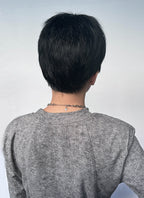 Natural Black Straight Natural Hair Wig TBH1777A