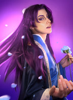 The Apothecary Diaries Jinshi Purple Braided Lace Front Synthetic Men's Wig LF2517