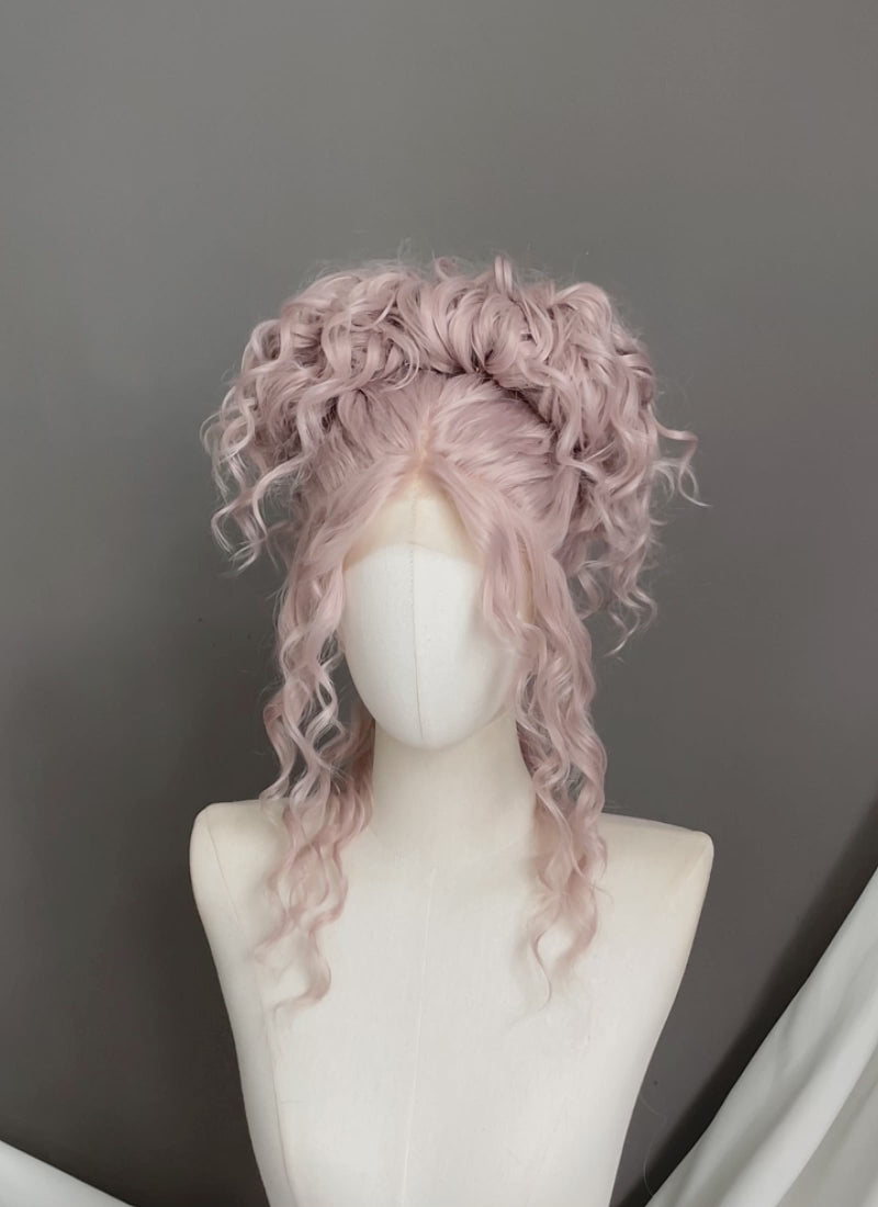 Wednesday Enid Sinclair Gala Pastel Pale Plum Braided Lace Front Synthetic Wig LF2180