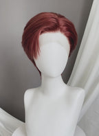 Auburn Straight Lace Front Synthetic Men's Wig LF8048