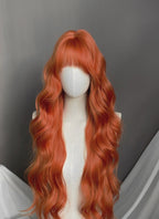 Ginger Wavy Synthetic Hair Wig NS614