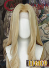 Castlevania Alucard Blonde Wavy Lace Front Synthetic Men's Wig LF6109