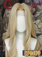 Castlevania Alucard Blonde Wavy Lace Front Synthetic Men's Wig LF6109